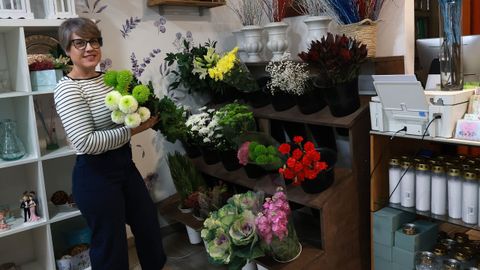 Beatriz Fungueiri�o, gerente de Betty Florister�a