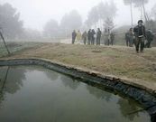 Una de las mejoras tras el cierre fue el llenado de las balsas de agua.