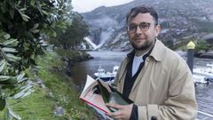 O escritor Ismael Ramos (Mazaricos, 1994), retratado recentemente no �zaro.