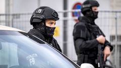 Imagen de archivo de un dispositivo policial en Pa�ses Bajos 