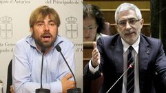 Daniel Ripa y Gaspar Llamazares.