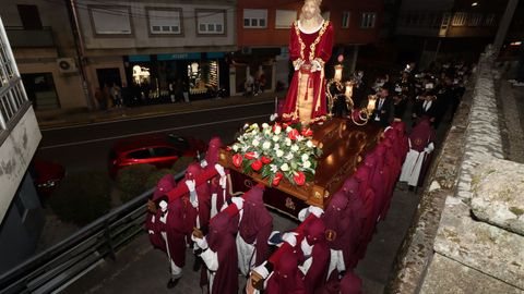 Procesi�n del Ecce Homo y la Virgen de la Amargura en Boiro