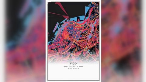 Un Vigo modernista.Calles, plazas, manzanas y construcciones forman un mapa colorido