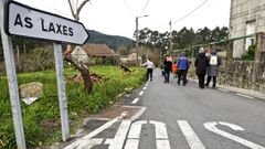 E lugar de As Laxes, en Couso, es uno de los afectados.