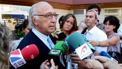 Llegada de los responsables de Pescanova