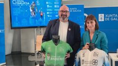 Efrn Castro y Ana Ermida participaron en la presentacin de la carrera.
