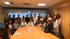 Reuni�n preparatoria de la jornada de puertas abiertas para residentes de toda Espa�a celebrada en abril del 2019 en el CHOP