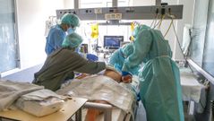 Uci del Hospital Arquitecto Marcide, de Ferrol