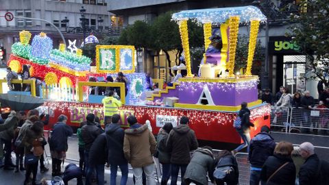 Cabalgata de Reyes en Vigo.