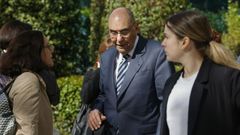 El exdirigente del PP Alejo Vidal-Quadras tras declarar este martes ante el juez de la Audiencia Nacional que investiga su intento de asesinato