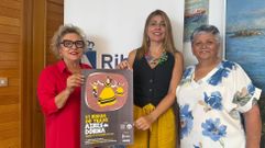 Puri Cores, Ana Barreiro y�Juana Ermitas Crugeiras presentaron las actividades del s�bado