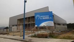 Proceso de construcci�n de la primera nave de Gerca el pasado mes de mayo