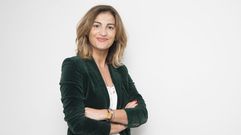 Paula Nogueia, portavoz del PP de Carballo, en una imagen anterior a la pandemia 