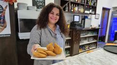 Mar�a Nazare Lima abri� la taper�a La Brasa de A R�a de Valdeorras el pasado mes de noviembre, en cuya carta no faltan las coxinhas, t�picas de Brasil