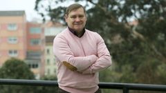 O candidato do BNG en Fene, Juventino Trigo