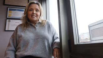 Marta Conejo en su despacho de A Coru�a, donde�ejerce como abogada.