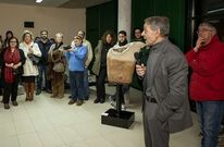 Ant�n Castro y F�lix Porto fueron los encargados de inaugurar la exposici�n colectiva.