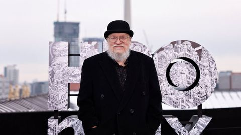 George R. R. Martin en Berl�n el pasado 12 de enero