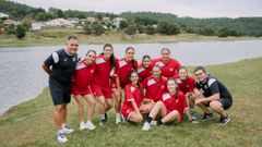 Jugadoras del Atltico Pereiro de Aguiar Futsal femenino