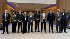 Rueda coincidiu en Bruxelas cunha expedici�n do PP ourens�n. 