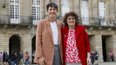 Ana Pont�n acompa�� a Goretti Sanmart�n en la �ltima jornada de campa�a en Santiago