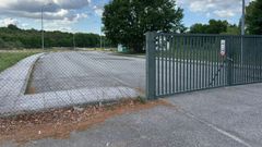 Imagen del vial de acceso al pol�gono de Lu�ntra