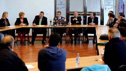 Mouri�o, con su directiva