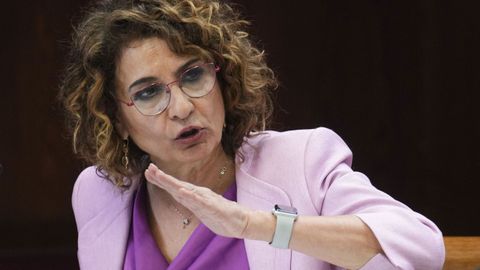 Mar�a Jes�s Montero en la comparecencia de este lunes
