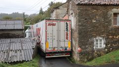 Atascado en una aldea de Cabanas por culpa del GPS