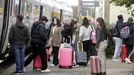 Con trenes agotados los viernes y los domingos, la estacin de Catoira gan 18.500 pasajeros el ao pasado