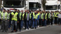 Concentraci�n de camioneros