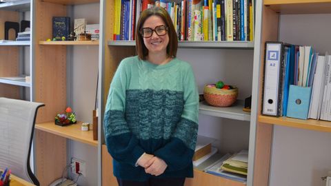 Sara Dom�nguez Lloria, candidata a vicerrectora del campus de Pontevedra por H2040
