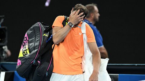 Rafa Nadal, tras su derrota en segunda ronda del Abierto de Australia