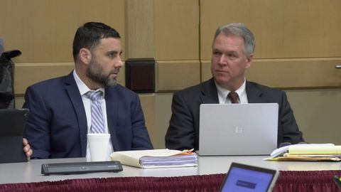 Pablo Ibar, durante una de las sesiones ante el tribunal