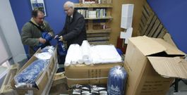 Los responsables de Calor & Caf� recogieron la �ltima partida de material de abrigo para personas sin hogar en diciembre del 2013. 