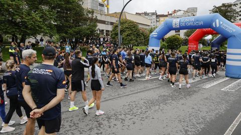 Carrera solidaria de la Polic�a Nacional en Ourense