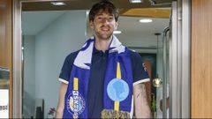 Javier Nicolau, durante su presentaci�n como jugador del Club Ourense Baloncesto para la temporada 2026-27.