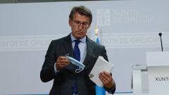 Feijoo: �A situaci�n epidemiol�xica de Galicia � boa, a de A Coru�a � mala�