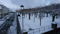 A Fonsagrada amaneció nevada