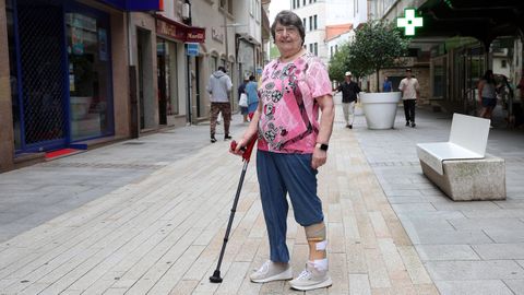 En diciembre se cumplirán tres años desde que María Teresa Leis perdió su pie, pero eso nunca la ha frenado y se considera una persona muy activa