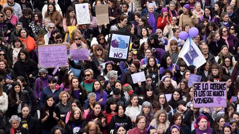 Manifestaci�n del 8M en A Coru�a