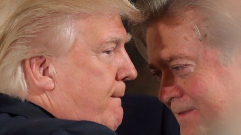 Trump y Steve Bannon