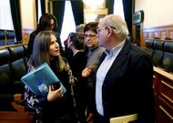 Cecilia Sierra defendi� ayer un presupuesto que todav�a han de someterse a exposici�n p�blica.