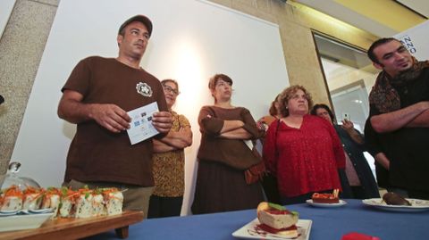 Presentacin de Degustatapas Sanxenxo, en la sala Nauta