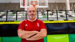 El segundo entrenador del Celta de baloncesto, Dani Nieto.
