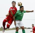 Un lance del Burela-Castro de ayer en A Marosa. 