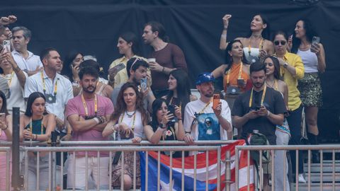 El p�blico, durante el concierto de Bad Bunny