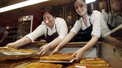 Foto de archivo de Pasteler�a Anduri�a, donde cada a�o celebraban la Festa da Empanada.