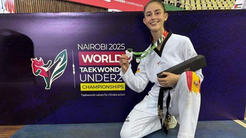 Carla Sesar logr� la medalla de plata en el Mundial sub-21 de Nairobi hace una semana