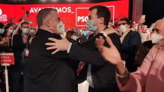 Gonzalo Caballero y Santos Cerdn, secretario de organizacin del PSOE